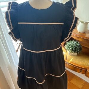 Main Strip Black Dress